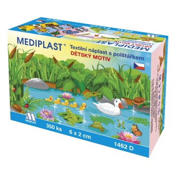 Náplast Mediplast 6cmx2cm dětská—350 ks