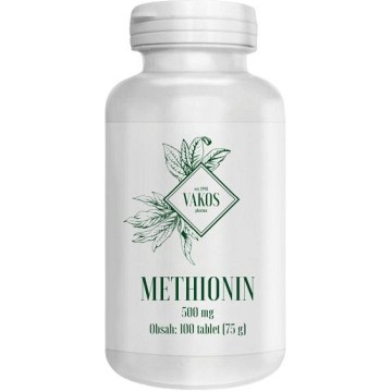 Vakos Methionin 500 mg —100 ks