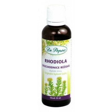 Rhodiola Rozchodnice růžová Dr.Popov —kapky 50 ml