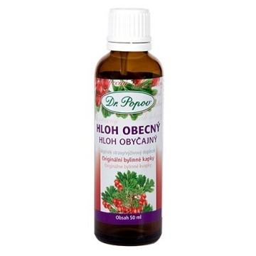 Dr.Popov Kapky bylinné Hloh obecný—50 ml