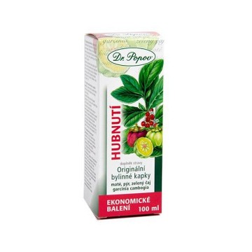 Dr.Popov Kapky bylinné Hubnutí—100 ml