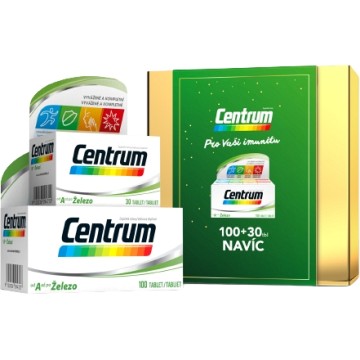 Centrum AZ s Multi-Efektem Vánoční balení—100+ 30 tablet