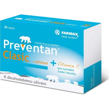 Preventan Clasic s příchutí—30 tablet