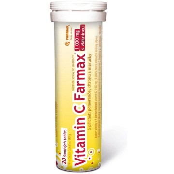 Farmax Vitamin C 1000mg—20 šumivých tablet