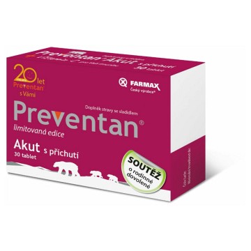 Preventan Akut s příchutí (limitovaní edice)—30 tablet