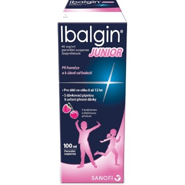 Ibalgin Junior 40 mg/ml perorální suspenze —100 ml