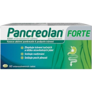 Pancreolan Forte 6000U—60 tablet