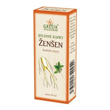 Grešík kapky Ženšen—50 ml