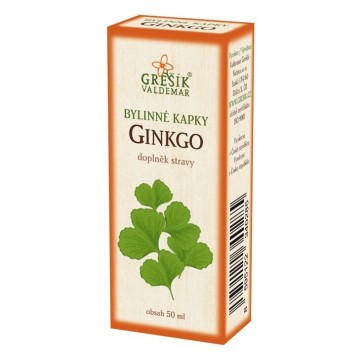 Grešík Bylinné kapky Ginkgo—50 ml