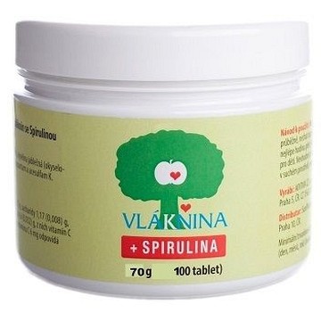 Vláknina + Spirulina —100 tablet