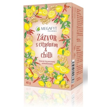 Megafyt Ovocný Zázvor s citrónem a chili—20x2g