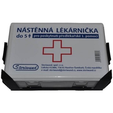 Steriwund Lékárnička - nástěnná, plastová—náhradní náplň do 5 osob