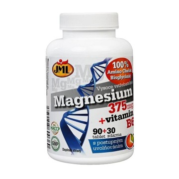 JML Magnesium 375mg + vitamin B6—90+30 tablet