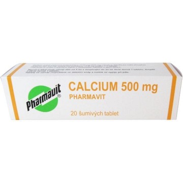 Calcium 500 mg Pharmavit—20 x 500 mg