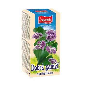 Apotheke Pro dobrou paměť s ginkgo biloba čaj—20x1.5 g