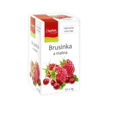 Apotheke Brusinka a malina čaj—20x2 g