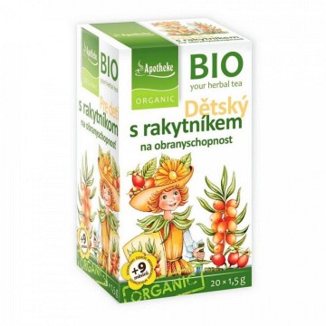 Apotheke BIO Dětský čaj s rakytníkem—20x1,5 g