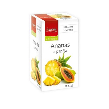 Apotheke Ananas a papája—nálevové sáčky 20x2 g