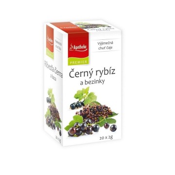 Apotheke Černý rybíz a bezinky—nálevové sáčky 20x2g