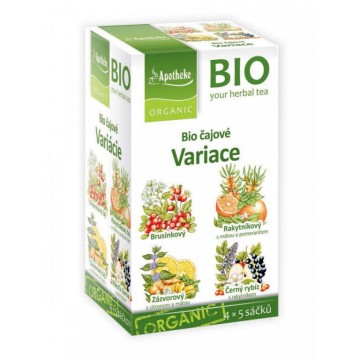 Apotheke BIO Čajové variace—nálevové sáčky 20x1,8g