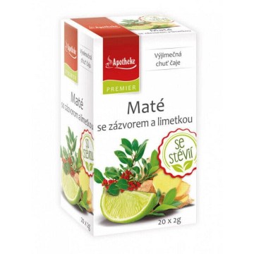 Apotheke Maté se zázvorem a limetkou STEVIE—20x2 g