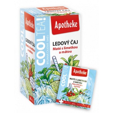 Apotheke COOLTea Maté s mátou a limetkou—nálevové sáčky 20x2g