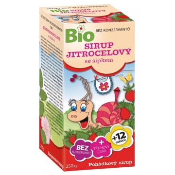 POHÁDKOVÝ SIRUP Jitrocelový se šípkem—250g