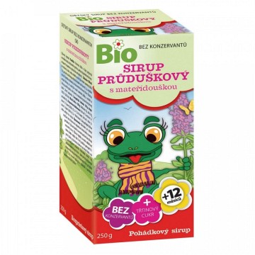 Pohádkový sirup BIO Průduškový s mateřídouškou—250g