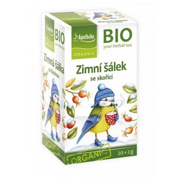 Apotheke BIO Zimní šálek se skořicí—nálevové sáčky 20x2g