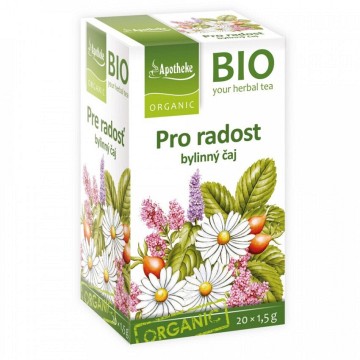 Apotheke BIO Pro radost bylinný čaj—20x1,5 g