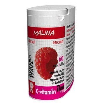 C-Vitamin 100mg - Malina se sukralózou—60 tablet