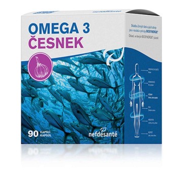 nefdesanté Omega 3 česnek—90 tobolek