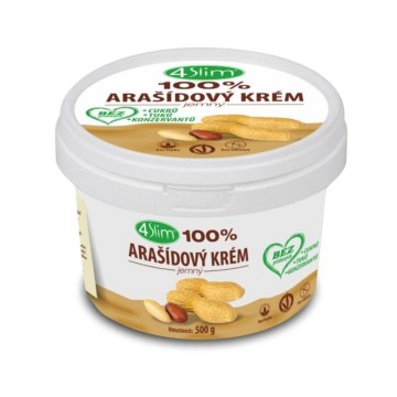 Arašídový krém jemný 100% přírodní—500 g