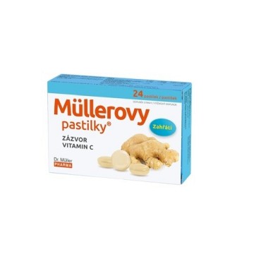 Müllerovy pastilky se zázvorem—24ks