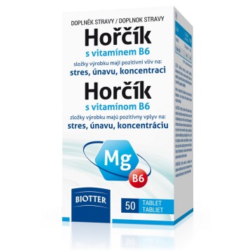 Hořčík 125 mg s vitamínem B6 —50 tobolek