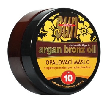 SUN Bronz Opalovací máslo OF10 arganový olej—200 ml