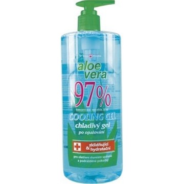 Aloe vera 97% chladivý gel po opalování—500 ml