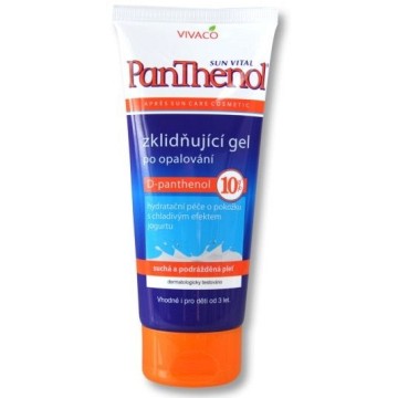 Panthenol 10% zklidňující gel po opalování—200 ml