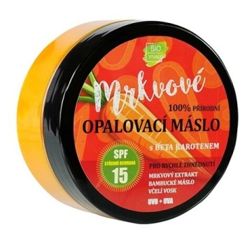 Mrkvové opalovací máslo SPF15 —150 ml