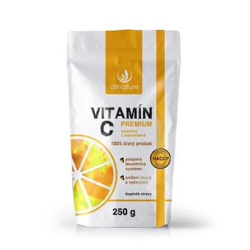 Allnature Vitamín C prášek Premium—250 g