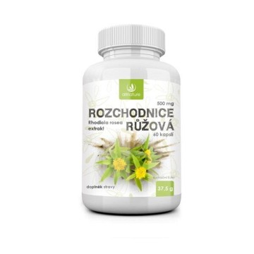 Allnature Rozchodnice Rhodiola Rosea 500mg—60 tobolek