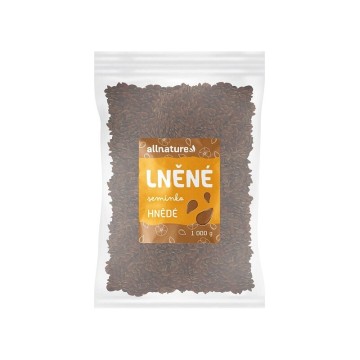 Allnature Lněné semínko hnědé—1000 g