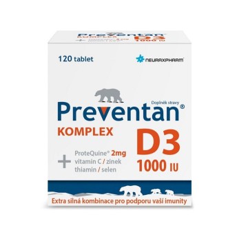 Preventan Komplex D3 1000IU—120 tablet