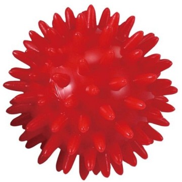 Masážní míček ježek Masage Ball—červený, 6cm