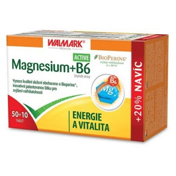 Walmark Magnesium + B6 Aktiv —50 + 10 tablet