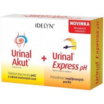 Walmark Idelyn Urinal Akut 10 + Urinal Express pH6—10 tablet + 6 sáčků