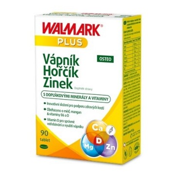 Walmark Vápník Hořčík Zinek Osteo—90 tablet