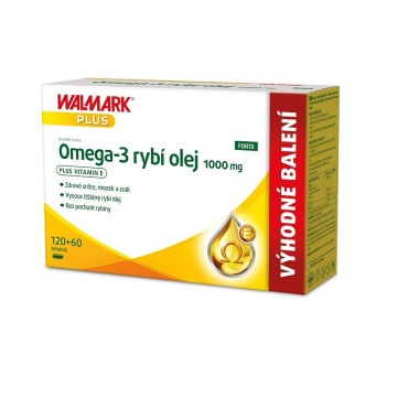 Walmark Omega-3 rybí olej 1000mg—180 tobolek