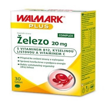 Walmark Železo 20mg—30 tablet