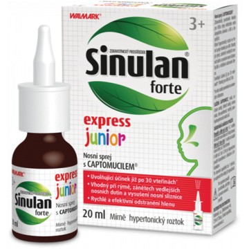 Walmark Sinulan Forte Expres Junior—nosní sprej 20 ml